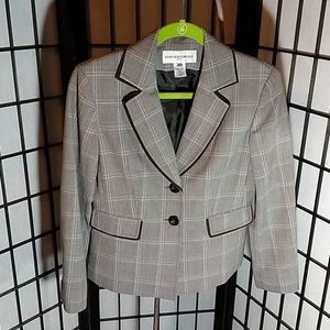 EuC Jones New York Suit Jacket Plaid